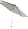 Doppler EXPERT Auto Tilt 280 – Knickbarer Sonnenschirm für Balkon oder Terrasse – Regenabweisend – ca. 280 cm – Hellgrau