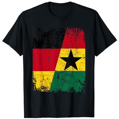 GHANA DEUTSCHLAND Flagge | Damen Herren Kinder | Ghana T-Shirt