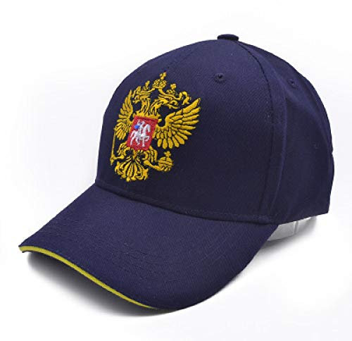 Eicimikto Baseball Kappe Frauen Gold Farbe Doppelköpfiger Adler Muster Baseball Hut Russisches Emblem Heiße Männer Beste Outdoor-Sport Baseball Cap Navy