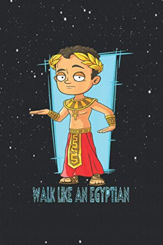 Walk like an Old Egyptian Pharaoh family bday Xmas Blush Notes / 6''x9'' / Notebook gift