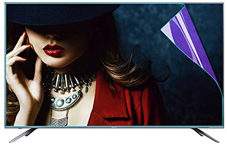 Anti Blue Light Screen Protector for 32 inch TV Anti Glare Anti-radiation Filter HD Protective Film for 32 inch LCD, LED, OLED & QLED 4K HDTV,32698×392mm