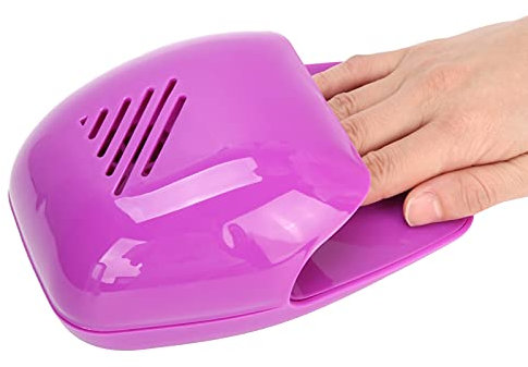 Essiccatore Portatile per Unghie, Essiccatore Portatile con Ventola per Unghie, Essiccatore per Smalto con Ventola a Raffreddamento Rapido per Smalto Normale(malva)