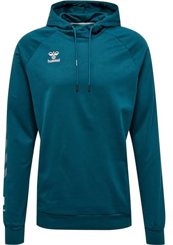 hummel Hmlmove Grid Cotton Sweat à Capuche Shirt, Vert Bouteille, XXL Homme