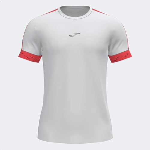 Joma Camiseta Manga Corta puños elásticos R-City, Color Blanco, M