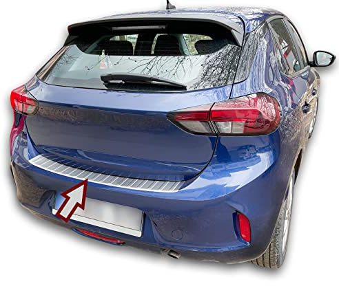 Ladekantenschutz Edelstahl CHROM kompatibel für OPEL Corsa F | BJ ab 2019 | premium Qualität von RECAMBO