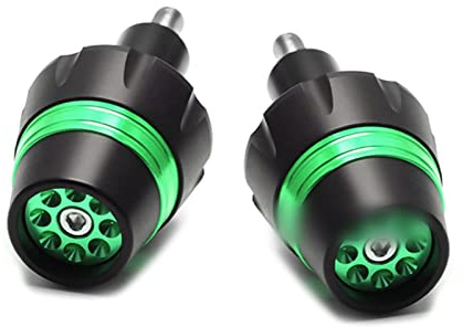 Sturzpad Crash Protector Für Honda CB900F Hornet 2002 2003 2004 2005 2006 2007 CB 900 919 2006 Motorrad Spulen Fallschutz POM Pads (Color : Green)