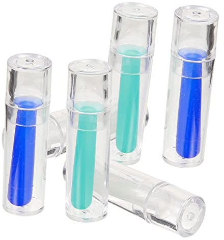 PLAFOPE 6pcs Contact Lens Applicator and Remover Sticks Portable Plastic Soft Lens Aid Easy to Insert and Remove Travel Essential