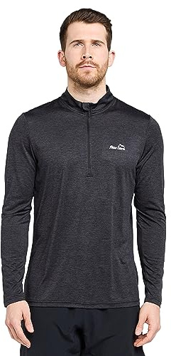 Peter Storm Men's Long Sleeved Zipped Active T-Shirt, Lightweight and Breathable Men's Baselayer Top