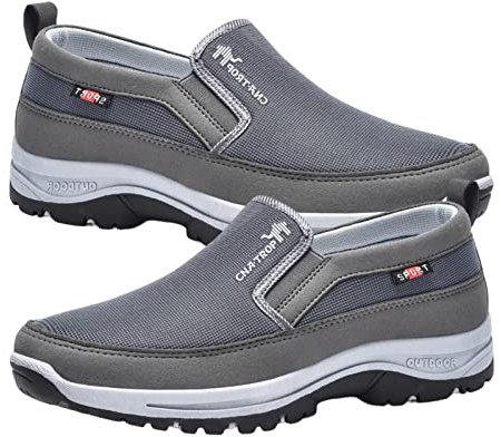 Zapatos Ortopédicos para Hombres | Zapatos Ligeros Sin Cordones para Hombre, Zapatillas Transpirables para Deportes Al Aire Libre, Senderismo, Caminar