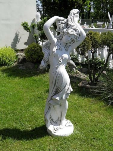 XXL Premium Statue Frau Statuette Stein 155cm hoch Garten Deko Figur Steinfigur inkl. Spedition