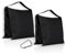 ZELARMAN Saddlebag Sand Bags for Photography Video Equipment, 2 Pack Heavy Duty Empty Sandbag Weight Bags for Photo Video Studio Stand, Light Stand Tripod and Jib Arm Mini Camera Crane