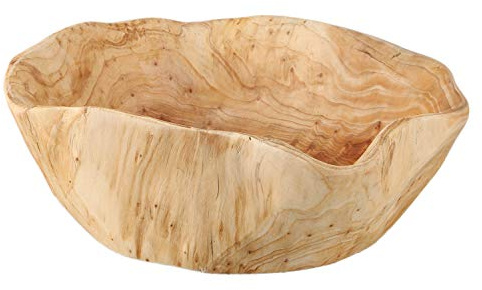 Yindhgdr Household Fruit Bowl Wooden Candy Dish Fruit Plate Wood Carving Root Fruit Plate Wood 25-29 cm