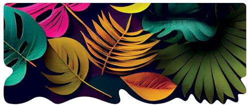 emmevi Le Forme Fucsia Tappeto Cucina Sagomato Moderno Colorato Antiscivolo Stampa Digitale 3D 50x120 cm