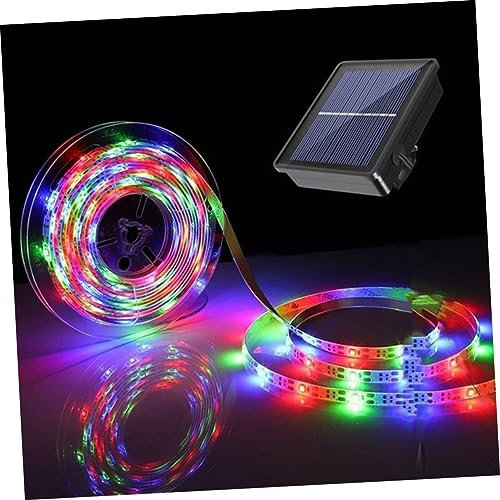 jojofuny Solarbetriebener Lichtstreifen Led-lichtstreifen Für Außenbereich Farbenfrohe Gartenlicht-dekoration Energiesparend Installieren