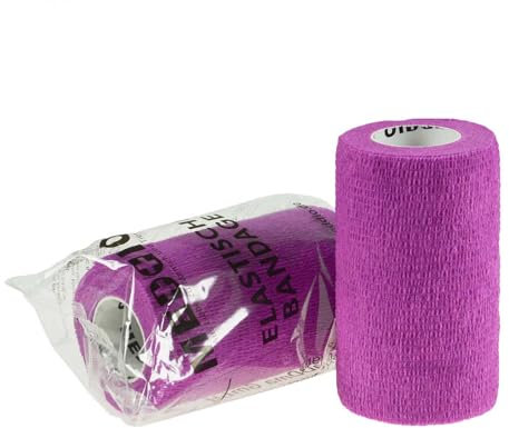 Vethaft Extra selbsthaftende Bandage 10cm Haftbandage für Huf-, Klauenpflege + Veterinärmedizin, Farbe:fuchsia