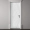 Adesivi Per Porte 95X210Cm Geometria Bianca Adesivi Per Porte Interne 3D Moderno Adesivi Porte Interne Vinile, Adesivo Per Porta Decalcomanie Fai Da Te Impermeabile Decorazioni Casa