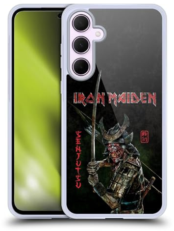 Head Case Designs Offizielle Iron Maiden Album-Cover Senjutsu Gel Handyhülle Hülle [Militärischer Schutzgrad] Kompatibel mit Samsung Galaxy A35 5G