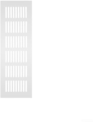 Cubierta de rejilla de ventilación – Rejilla de ventilación de pared con rejilla de ventilación blanca – Cubierta de rejilla de ventilación de cocina de aleación de aluminio para ventilación de