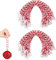 UCLEVER Lot de 500 Crochets pour Boules de Noël, Crochet de Corde de Décoration de Sapin de Noël avec Serrure, Crochet de Décoration de Noël pour Accrocher des décor de Sapin de Noël