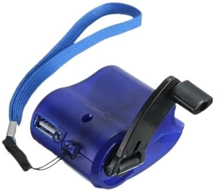 Generador manual Cargador de teléfono de emergencia for exteriores Equipo de supervivencia Generador de manivela Cargador de teléfono móvil USB