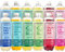 VIWA VITAMIN WATER Mix Boissons rafraîchissantes avec vitamines et minéraux de 6 saveurs, 2 bouteilles par saveur, 600 ml, lot de 12