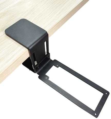 WELLMETE Schreibtischhalterung für Flug-Sim-Joystick, kompatibel mit Turtle Beach VelocityOne Flightstick und Logitech Extreme 3D PRO Joystick, robuste Metallhalterung für PC, Xbox, Windows