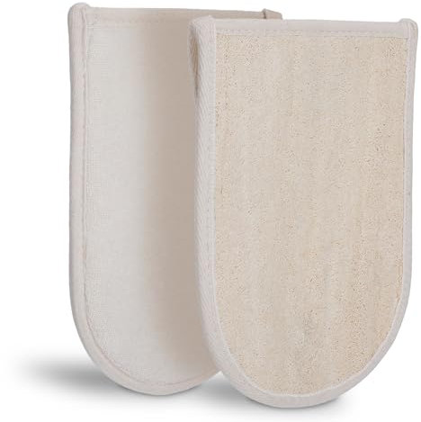 Tyqour 2st Sisal Peelinghandschuh Duschhandschuh Sisal Exfoliating Gloves,Peeling Handschuh Natürlicher Peelinghandschuh Körper Dusche Schrubben Handschuhe Peeling Werkzeuge für Männer Frauen Kinder