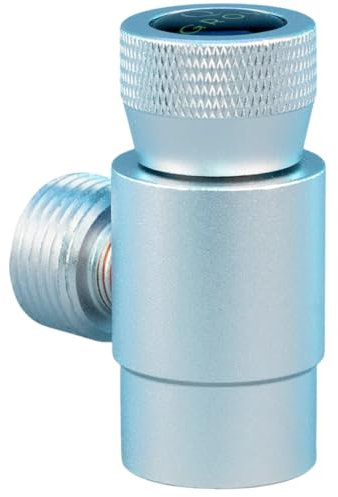 Q-Grow CO2 Adapter Aquarium – Flaschenadapter W21.8 zu TR21-4 für Soda CO2 Einwegzylinder | 30 Sek. Montage | Hochfestes Aluminium | leckfreie CO2-Versorgung inkl. Anleitung