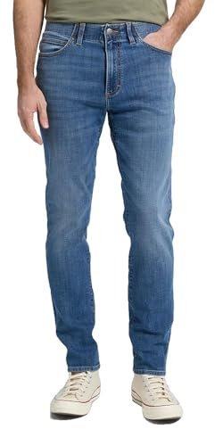 Lee, Jeans da Uomo Slim Fit MVP Blue Print, Slim Fit, Straight Leg