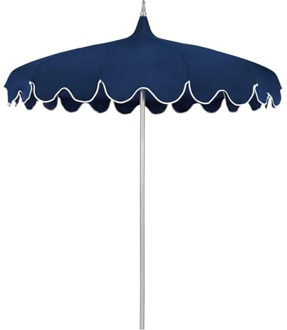 Mansader Ombrellone da 2,2 m, curvo, pagoda
