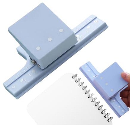 Poinçonneuse à 3 Trous pour Classeur - Fournitures Artisanales Résistantes | Compatible avec les Formats Papier A4 B5 A5 A6 A7,pour Salle de Classe Maison Bureau