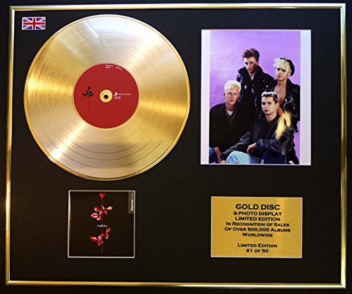 EC Depeche Mode/Goldene Schallplatte/Record & Foto-Darstellung/Limitierte Edition/COA/Violator