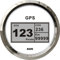 KUS Impermeabile Tachimetro GPS Digitale Con Retroilluminazione Per Barca Barca Yacht 85mm 9-32V (Bianco)