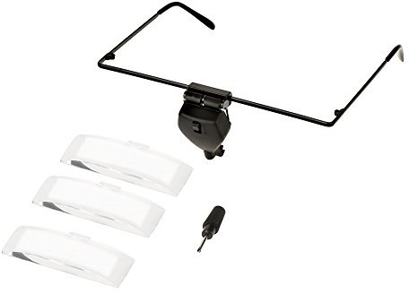 Brillen Vergrößerungsglas, LED Licht Vergrößerungsglas Uhr Reparatur Eyewear Lupe