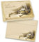 Nostalgie Weihnachtskarten Set Winteridylle 16 Sets DIN A6 mit Umschlag