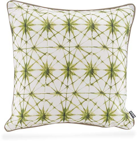 H.O.C.K. Badu Batik Saphire Outdoor Kissen mit Keder 50x50cm col. 08 grün