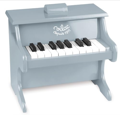 Graues Klavier mit 18 Tasten mit Noten*