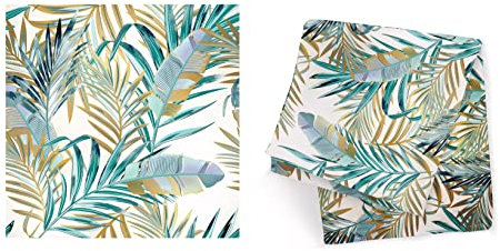 Cordura Stoff 100% Polyester Meterware Polyesterstoff Mehrfarbiger Material Wasserabweisend für Zubehör Abdeckplanen Kissenbezüge Outdoor Bekleidung Palm Weiß [147]