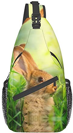 Osterhasen-Rucksack für Wochenende, Outdoor-Wanderrucksack, geeignet für Männer und Frauen, robust und stabil. Hohe Speicherkapazität., Schwarz, Einheitsgröße
