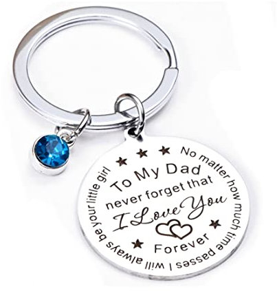TSLRSA- je t'aime papa, porte-clés papa, cadeau papa, porte-clés cadeau noël anniversaire action de grâces cadeau fête des pères