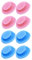 Healvian 4paare Silikon Nasenpads Für Kinderbrillen Rutschfeste Und Bequeme Nasenkissen in Candy-farben Hellblau Pink Für Optimalen Halt Und Komfort Bei Brillenträgern