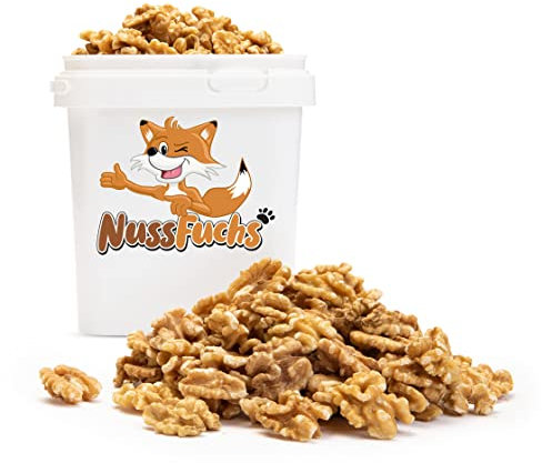 Walnüsse Walnusskerne 2kg - ganze Walnuss Kerne ohne Schale neue Ernte ganze geschälte Kerne roh vegan - ungesalzen unbehandelt ungeschwefelt - 100% Natur Walnuss Kerne aus Chile (2kg)