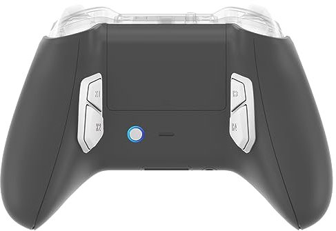 eXtremerate Victor S/X Ersatztasten Set für Xbox One S/X, Remap Back Paddles K1 K2 K3 K4 Rücktasten & Profile Buttons Kit für Xbox Series X/S Controller(Schneeweiß)–Ohne Controller&Remap Board