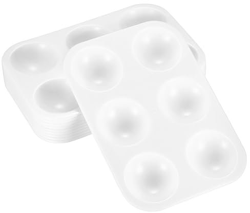 10 paletas de Bandeja de Pintura de plástico, paletas de Bandeja de Pintura para Bandeja de Pintura, Bandeja de Paleta de Pintura, Bandeja de Pintura de Paleta para Arte