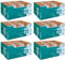 Tradineur - Pack de 6 Cajas de 12 Vasos Modelo Bodega - Capacidad: 530 ml - Fabricado en Vidrio Resistente - Apto para lavavajillas - Tamaño Aprox: Ø 8,5 x 13 cm - 72 Uds Totales