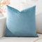 Artscope Samt Kissenbezug Kissenhülle Dekorative Dekokissen Sofakissen Lendenkissen Wurfkissenbezug Sofa Schlafzimmer 40x40cm Hellblau