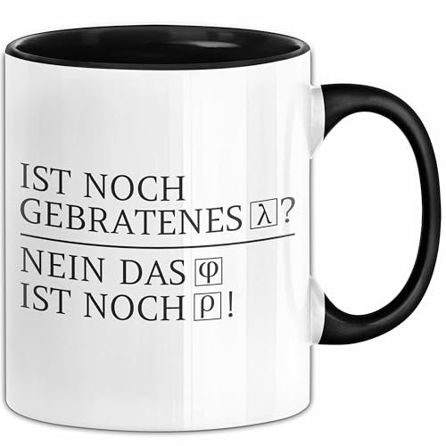 Physik LK Tasse Geschenk für Mathematiker Mathe LK Chemie LK (Schwarz)