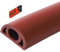 Cable Trunking,Wood-Effect Half round Cable Raceway,Self-Adhesive Backing Paintable Cable Trunking,Cable Concealer Management/Black-20Mm(79/100In)(Red 20Mm(79/100In))