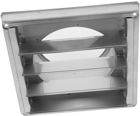 ORFOFE Entlüftungsabdeckung Für Trockner Im Freien Edelstahl-entlüftungsabdeckung Quadratisch Flaches Design