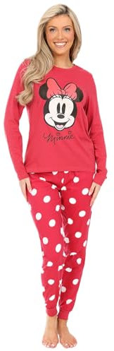 Girls Minnie Mouse Red Long Pyjama Set Kids PJs (2-3 Years)